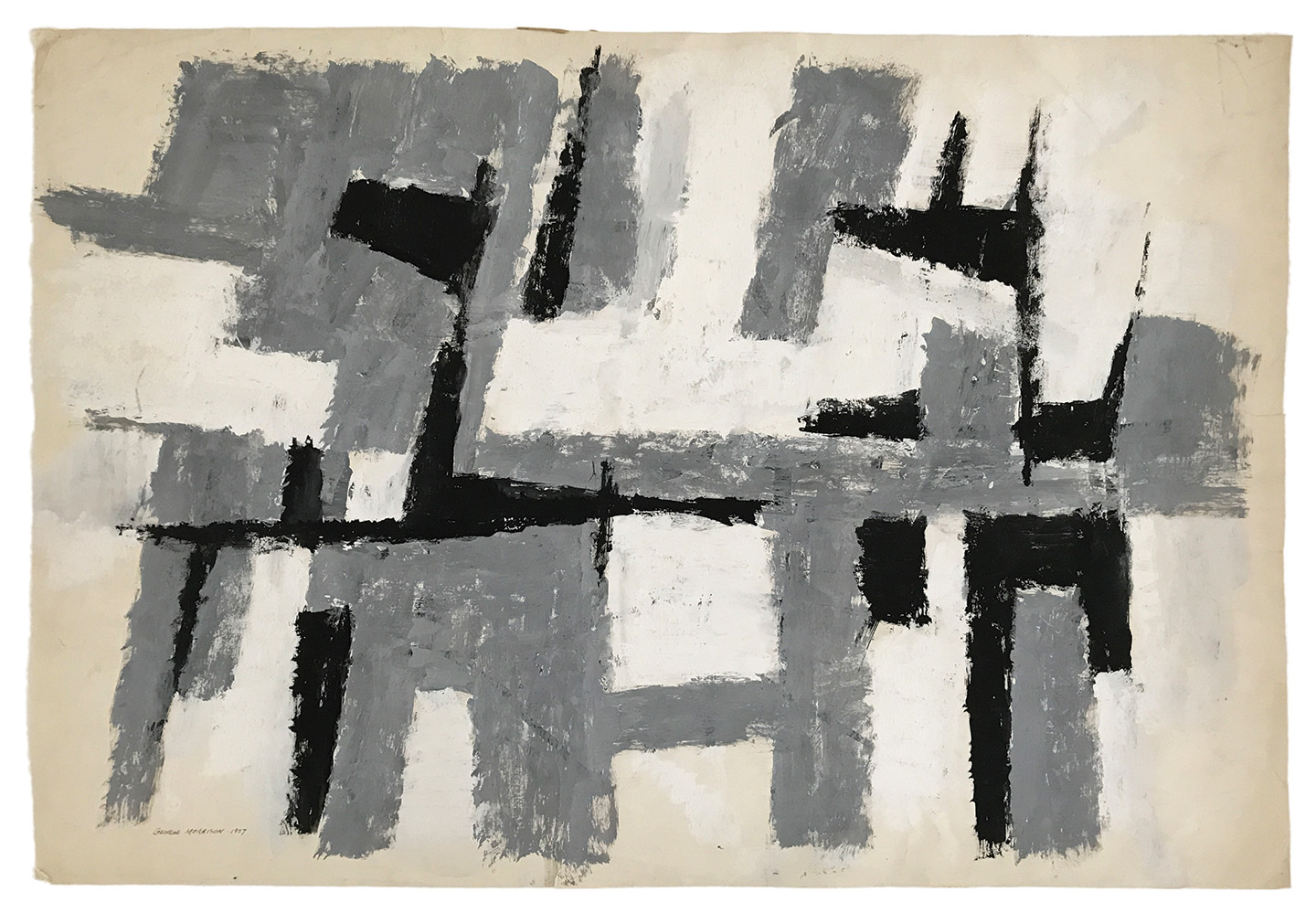 Untitled, 1957
gouache on paper
23 x 35 inches