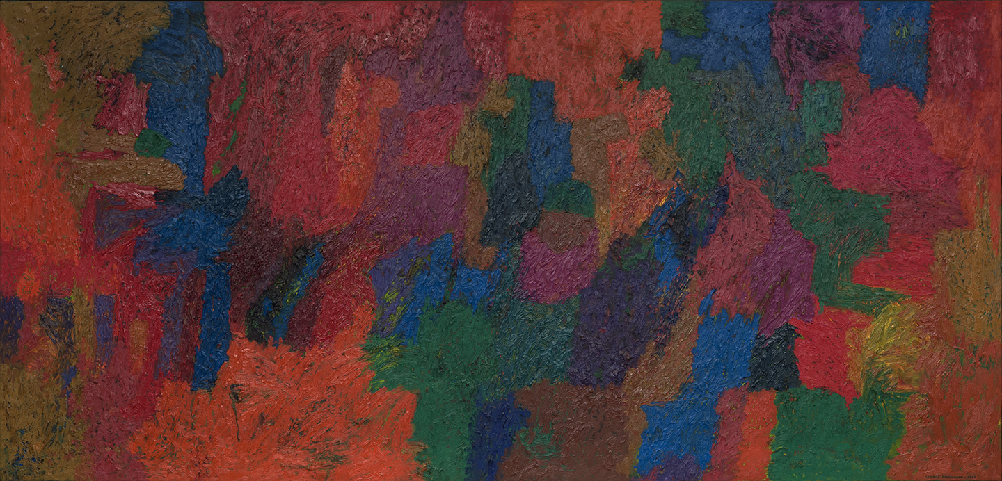 Untitled, 1962 oil on canvas 36 x 72 inches